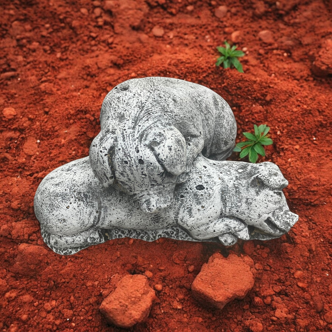 Concrete Pigs Lying on Each Other £10
